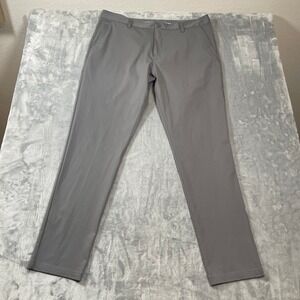 Rhone Commuter Slim Pants Mens 38 Grey Technical Stretch Tapered Chino RN141364